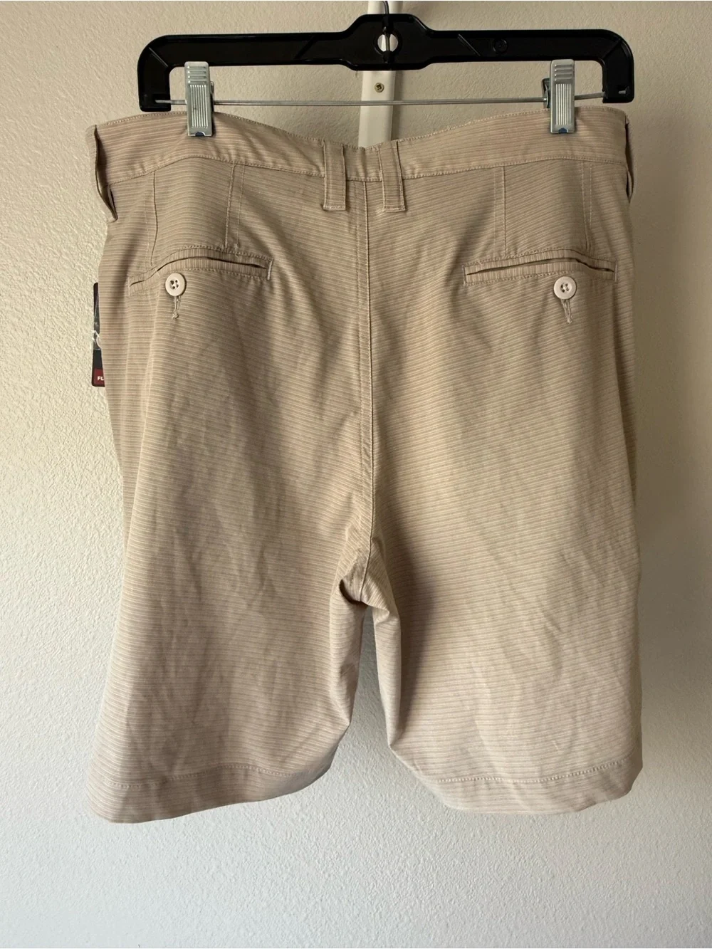 Flag & Anthem Men’s Tan Striped Hybrid Shorts